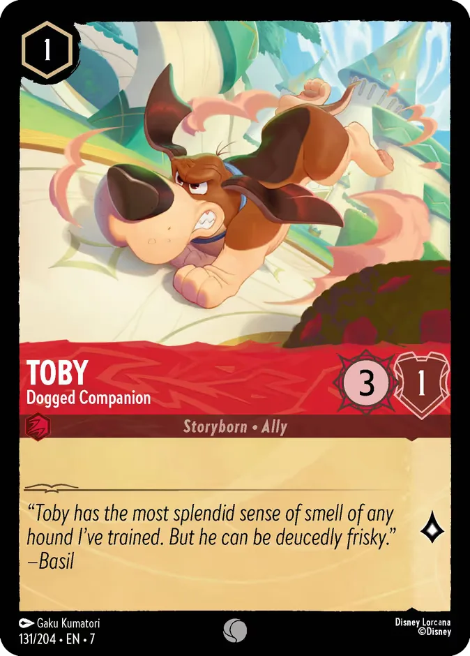 Toby #131 Archazia's Island Disney Lorcana card