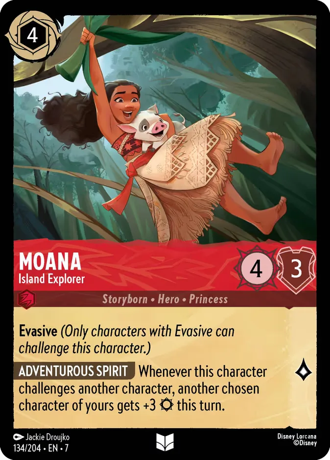 Moana #134 Archazia's Island Disney Lorcana card