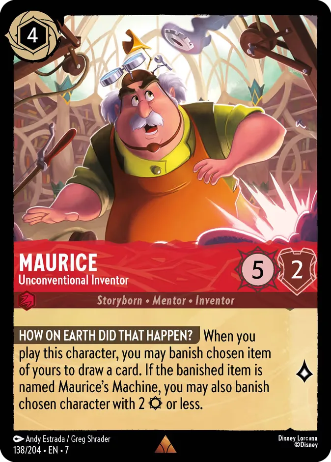 Maurice #138 Archazia's Island Disney Lorcana card