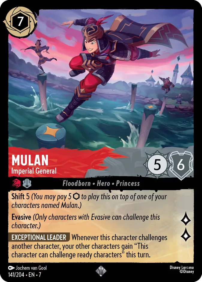 Mulan #141 Archazia's Island Disney Lorcana card