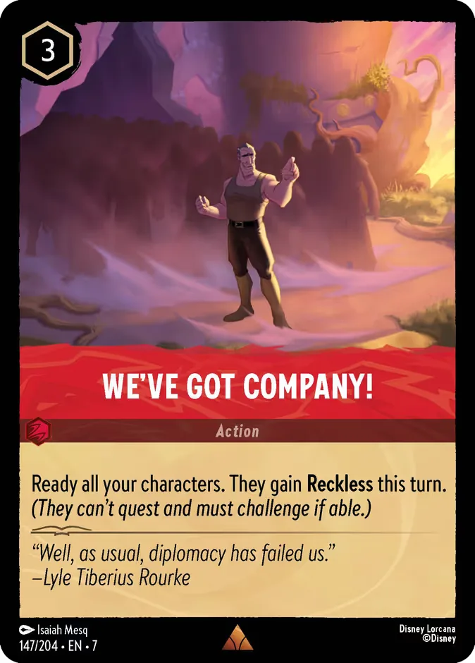 We've Got Company! #147 Archazia's Island Disney Lorcana card
