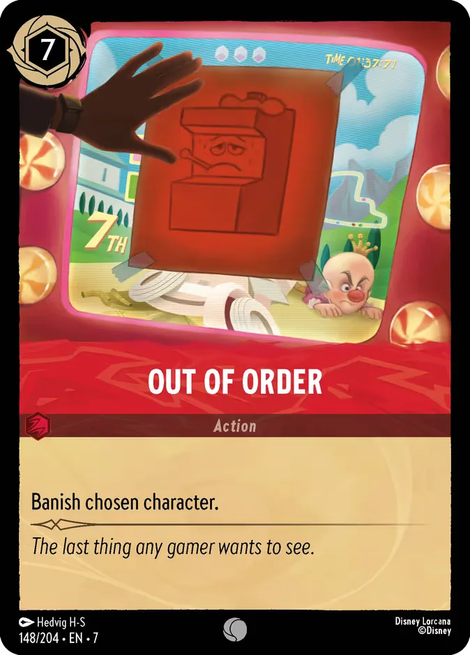 Out of Order #148 Archazia's Island Disney Lorcana card