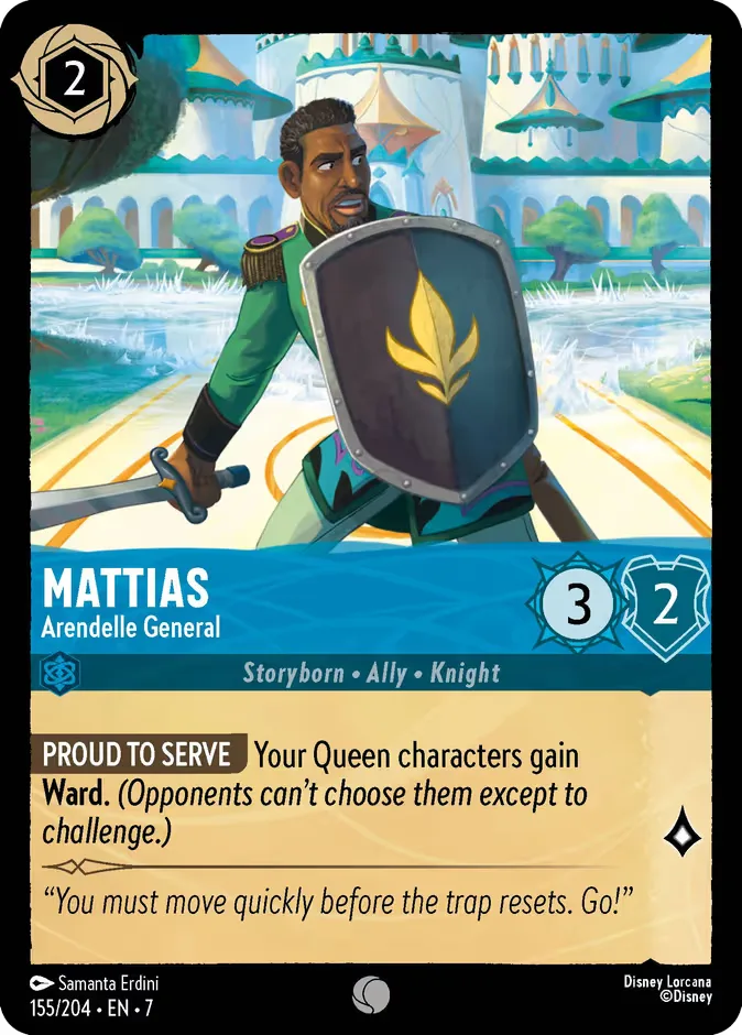 Mattias #155 Archazia's Island Disney Lorcana card