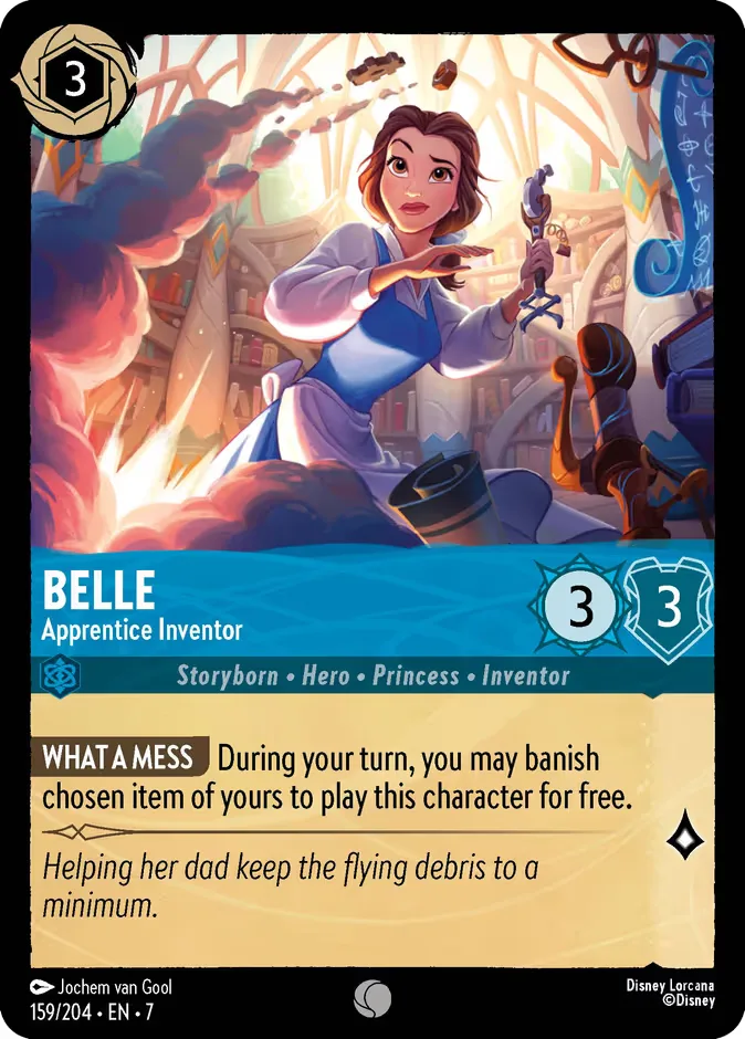 Belle #159 Archazia's Island Disney Lorcana card