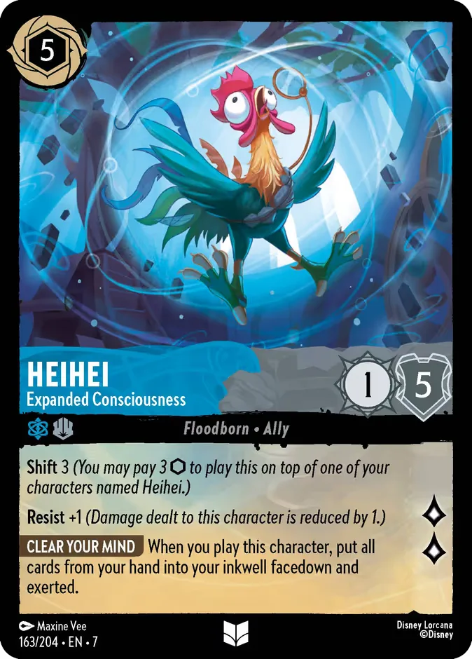 Heihei #163 Archazia's Island Disney Lorcana card