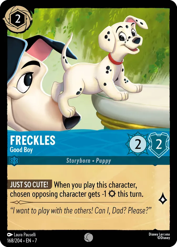 Freckles #168 Archazia's Island Disney Lorcana card