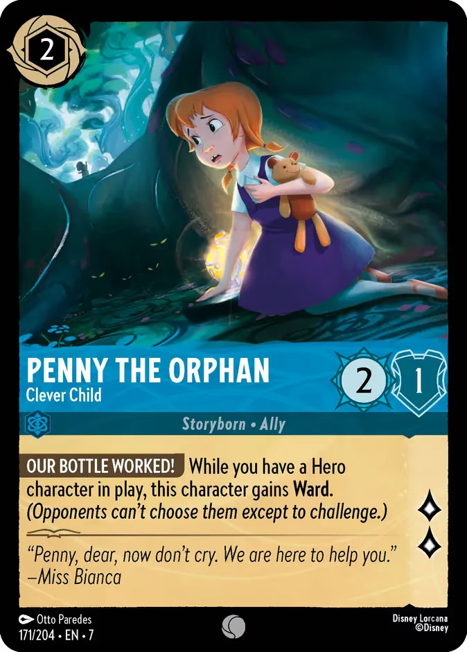 Penny the Orphan #171 Archazia's Island Disney Lorcana card