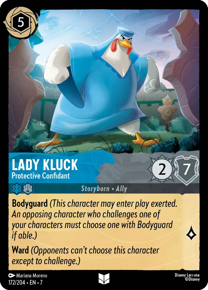 Lady Kluck #172 Archazia's Island Disney Lorcana card