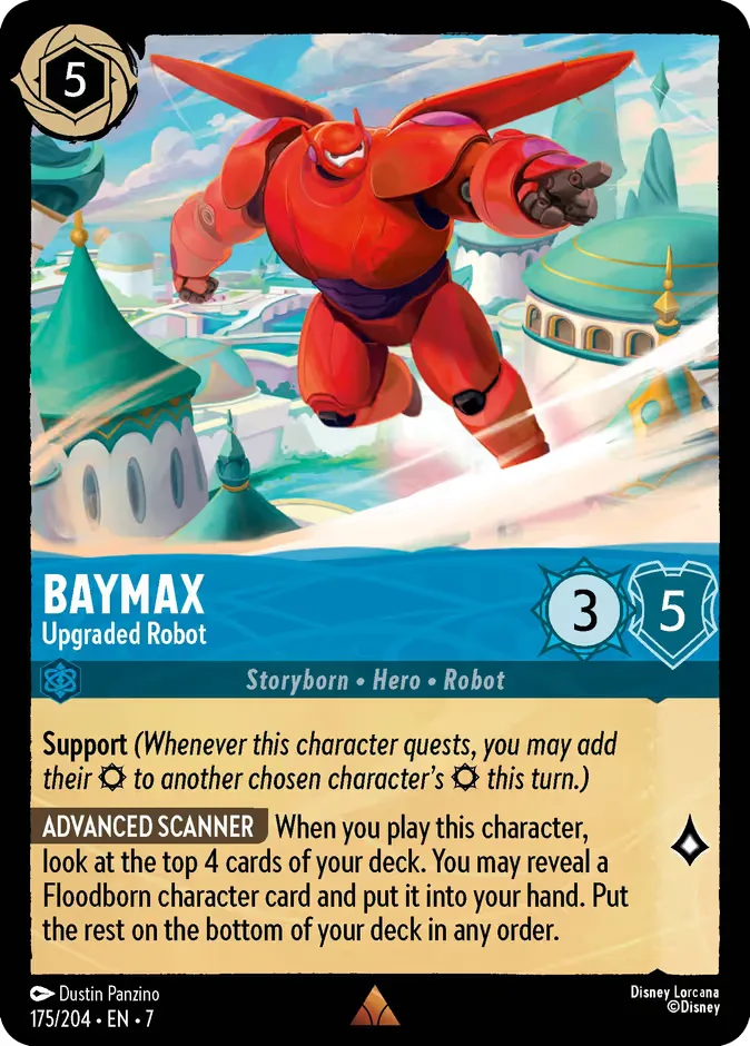 Baymax #175 Archazia's Island Disney Lorcana card