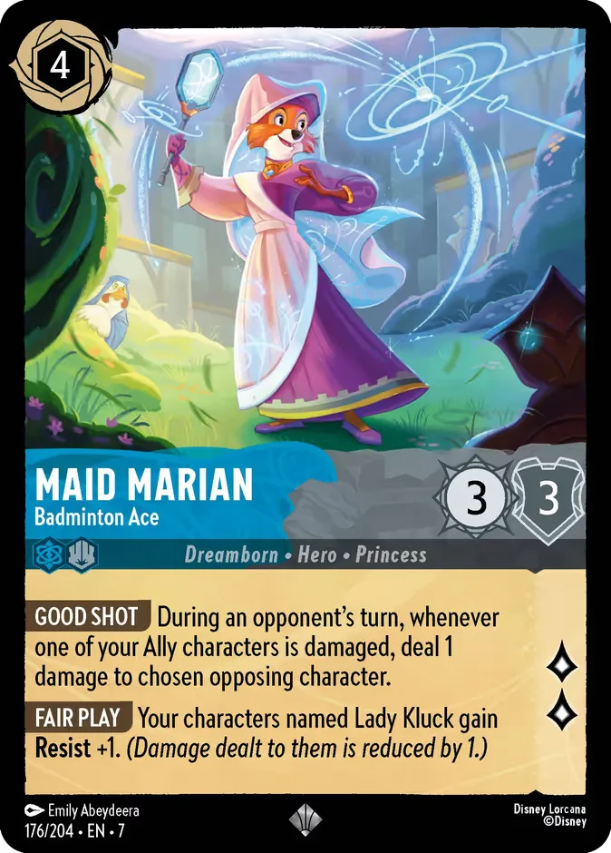 Maid Marian #176 Archazia's Island Disney Lorcana card