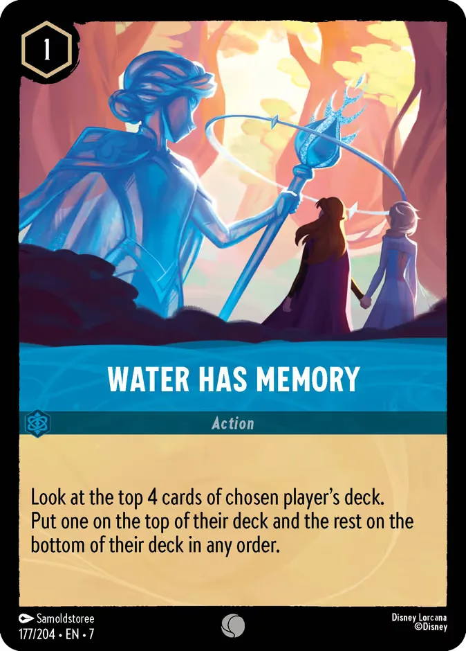 Water Has Memory #177 Archazia's Island Disney Lorcana card