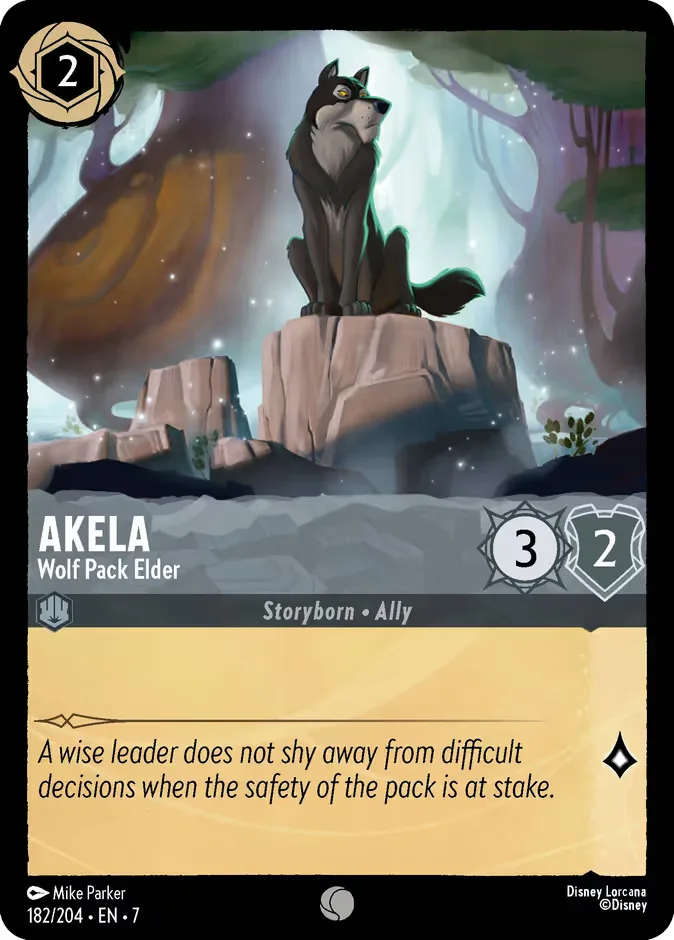 Akela #182 Archazia's Island Disney Lorcana card