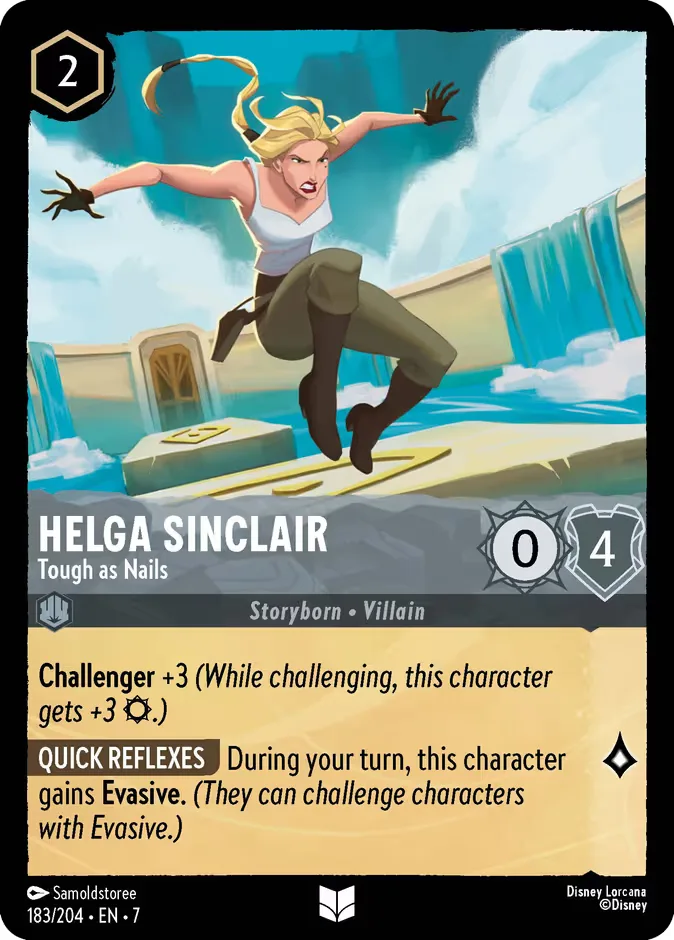 Helga Sinclair #183 Archazia's Island Disney Lorcana card