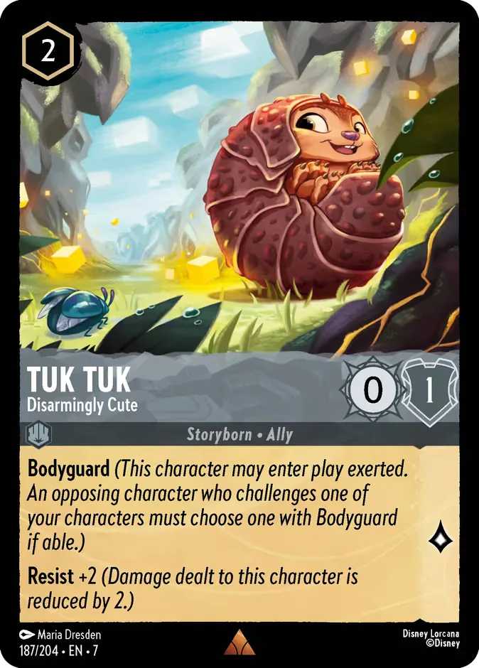 Tuk Tuk #187 Archazia's Island Disney Lorcana card