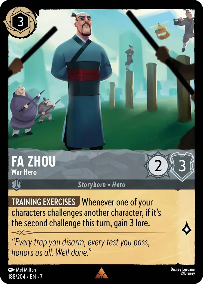 Fa Zhou #188 Archazia's Island Disney Lorcana card
