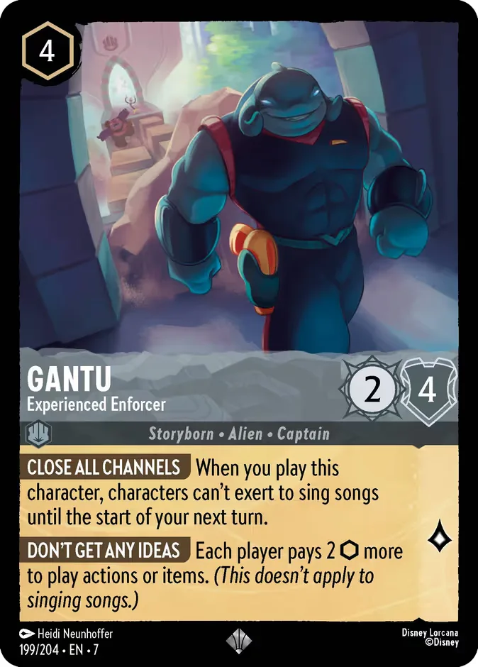 Gantu #199 Archazia's Island Disney Lorcana card