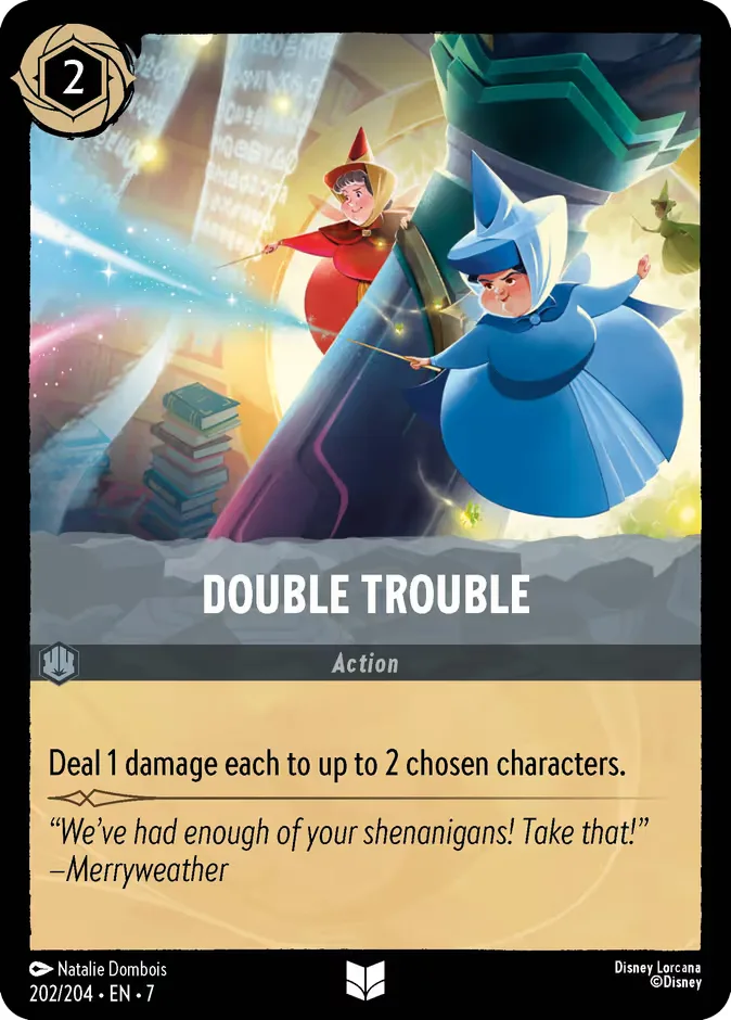 Double Trouble #202 Archazia's Island Disney Lorcana card