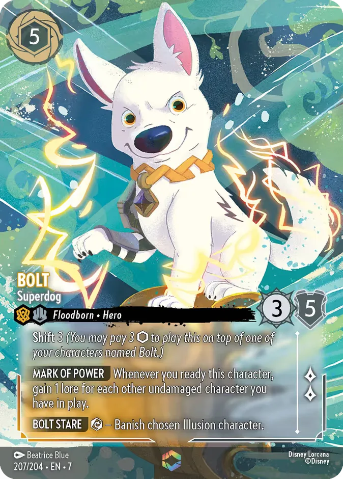 Bolt #207 Archazia's Island Disney Lorcana card