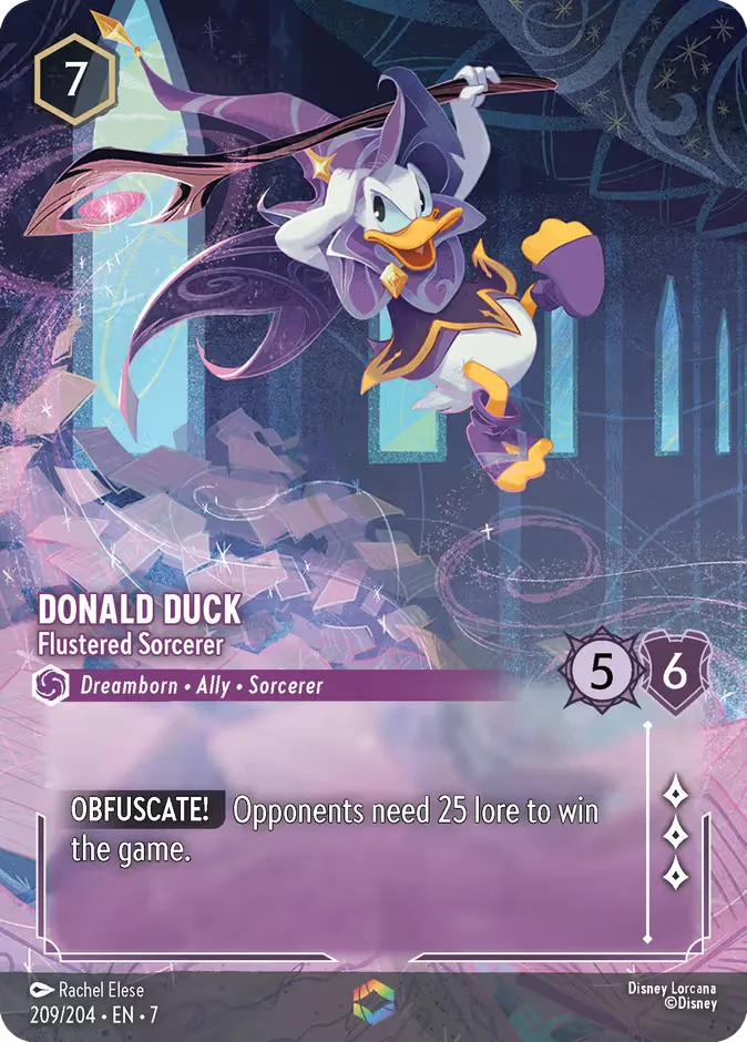 Donald Duck #209 Archazia's Island Disney Lorcana card