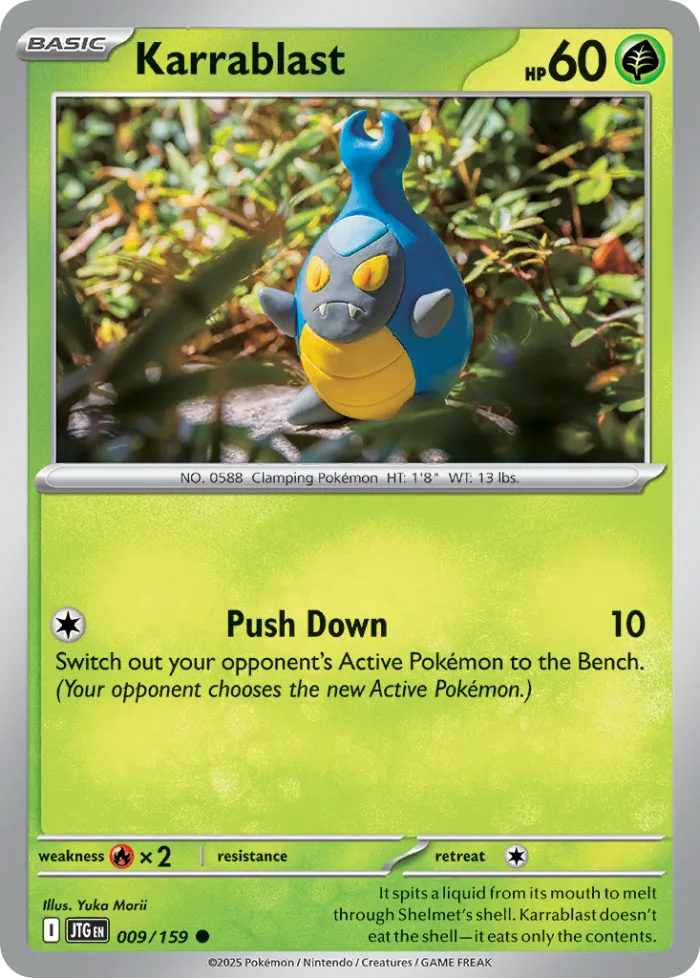 Karrablast #9 Journey Together Pokemon card