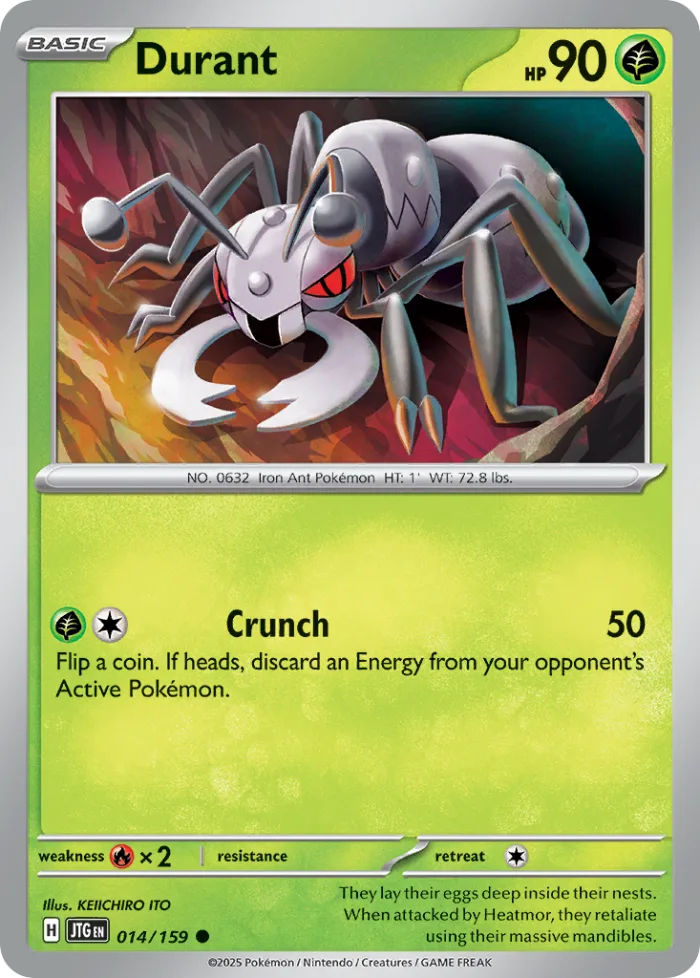 Durant #14 Journey Together Pokemon card