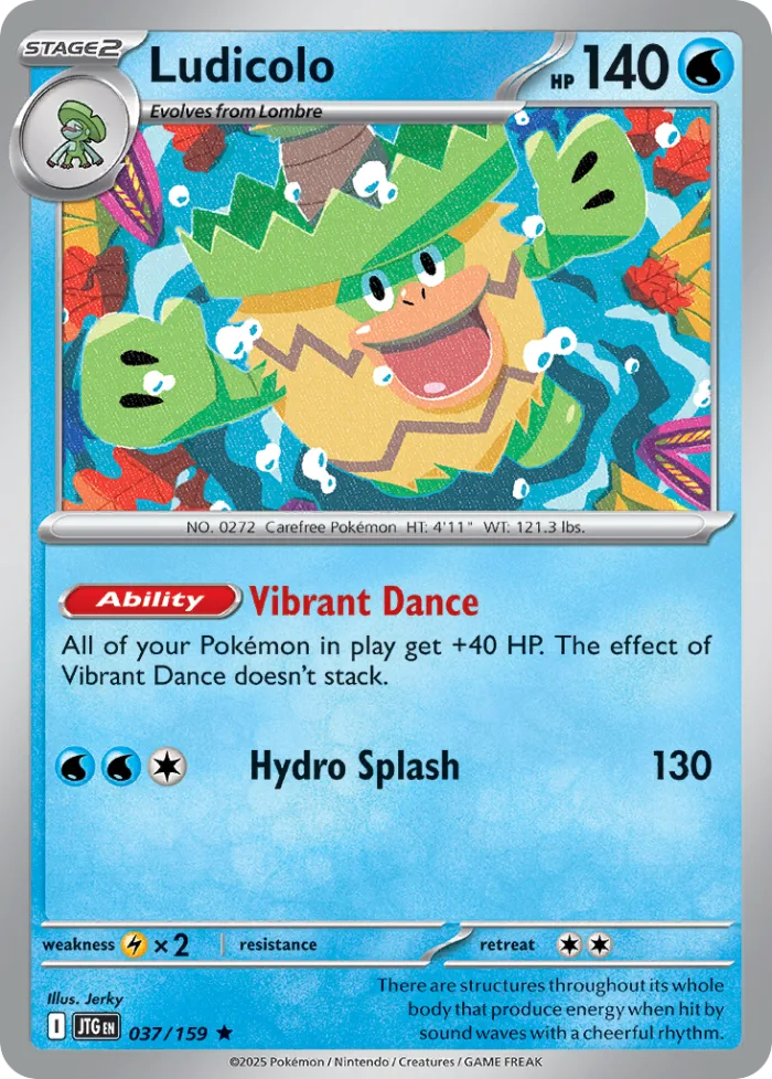 Ludicolo #37 Journey Together Pokemon card