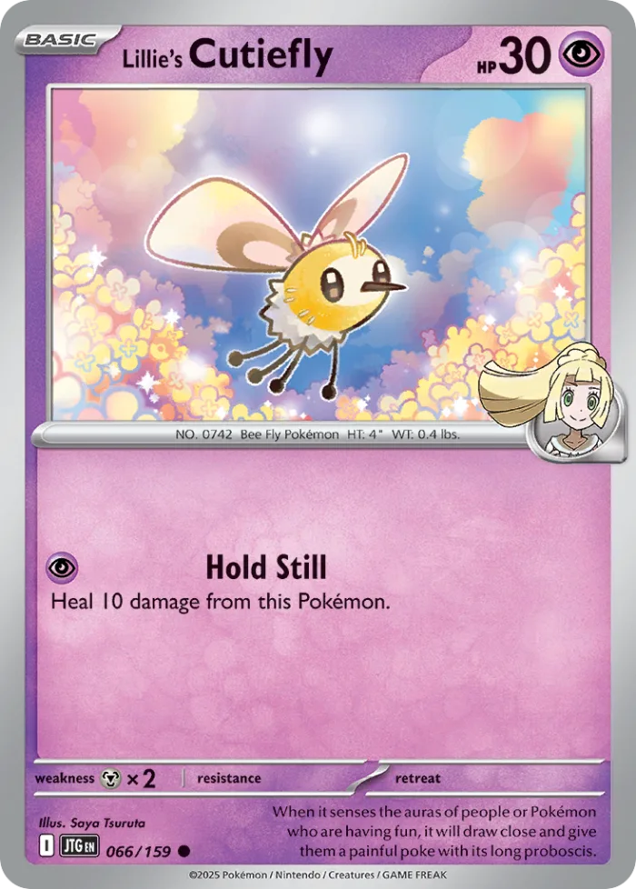 Lillie's Cutiefly #66 Journey Together Pokemon card