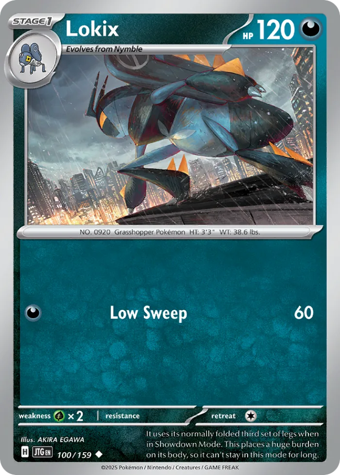 Lokix #100 Journey Together Pokemon card