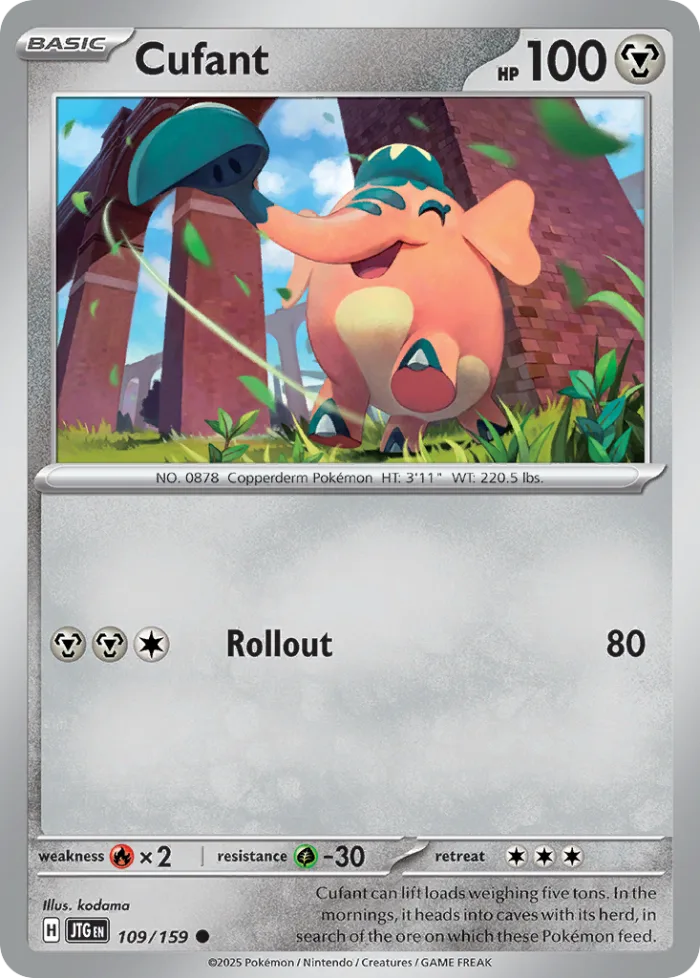 Cufant #109 Journey Together Pokemon card