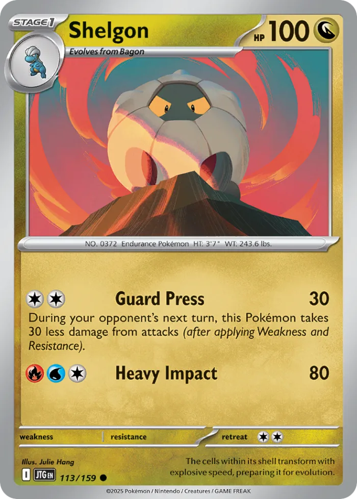 Shelgon #113 Journey Together Pokemon card