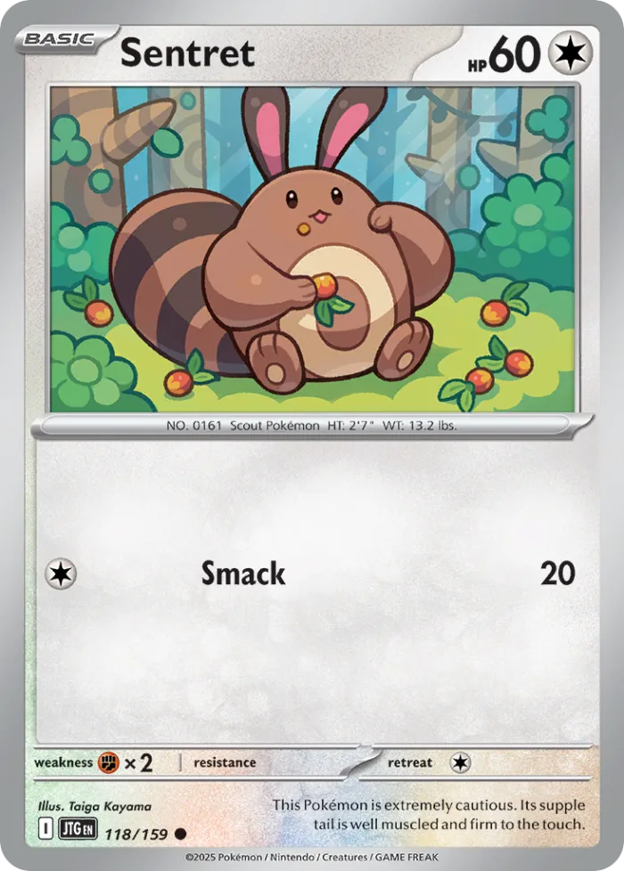 Sentret #118 Journey Together Pokemon card