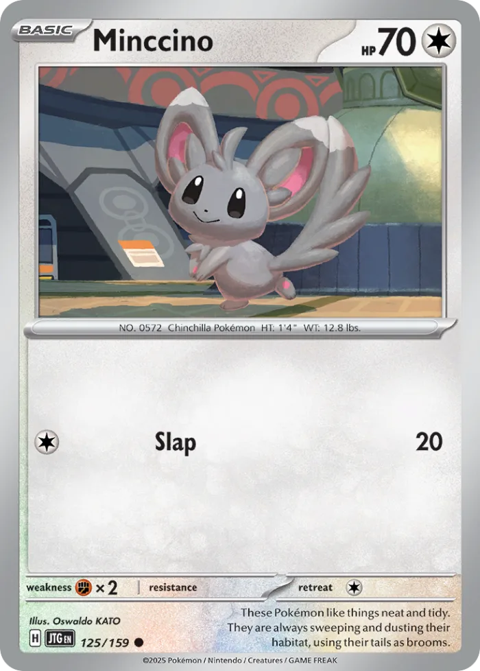 Minccino #125 Journey Together Pokemon card