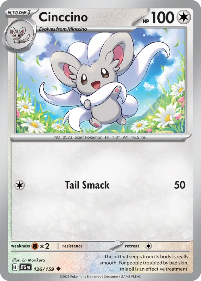 Cinccino #126 Journey Together Pokemon card