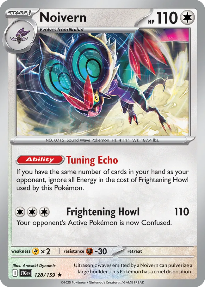 Noivern #128 Journey Together Pokemon card
