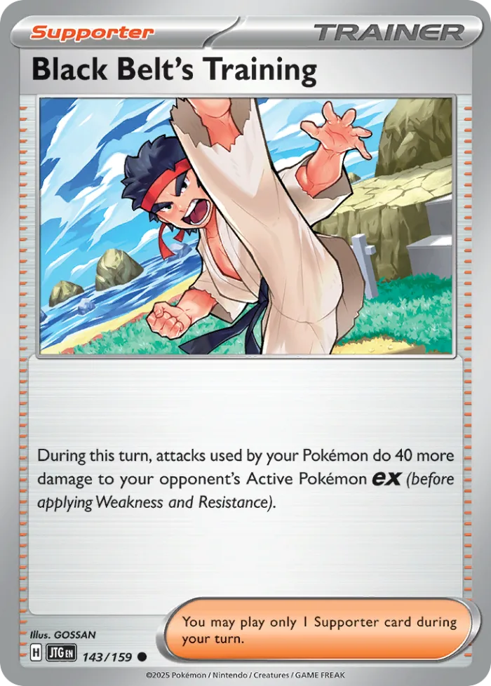 Black Belt's Training #143 Journey Together Pokemon card