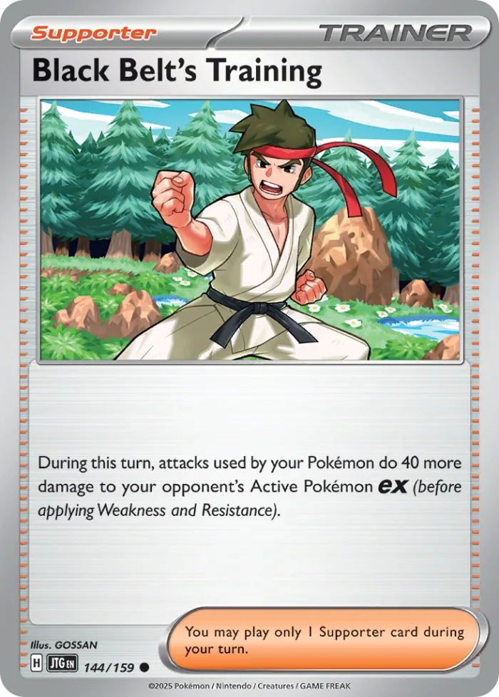 Black Belt's Training #144 Journey Together Pokemon card