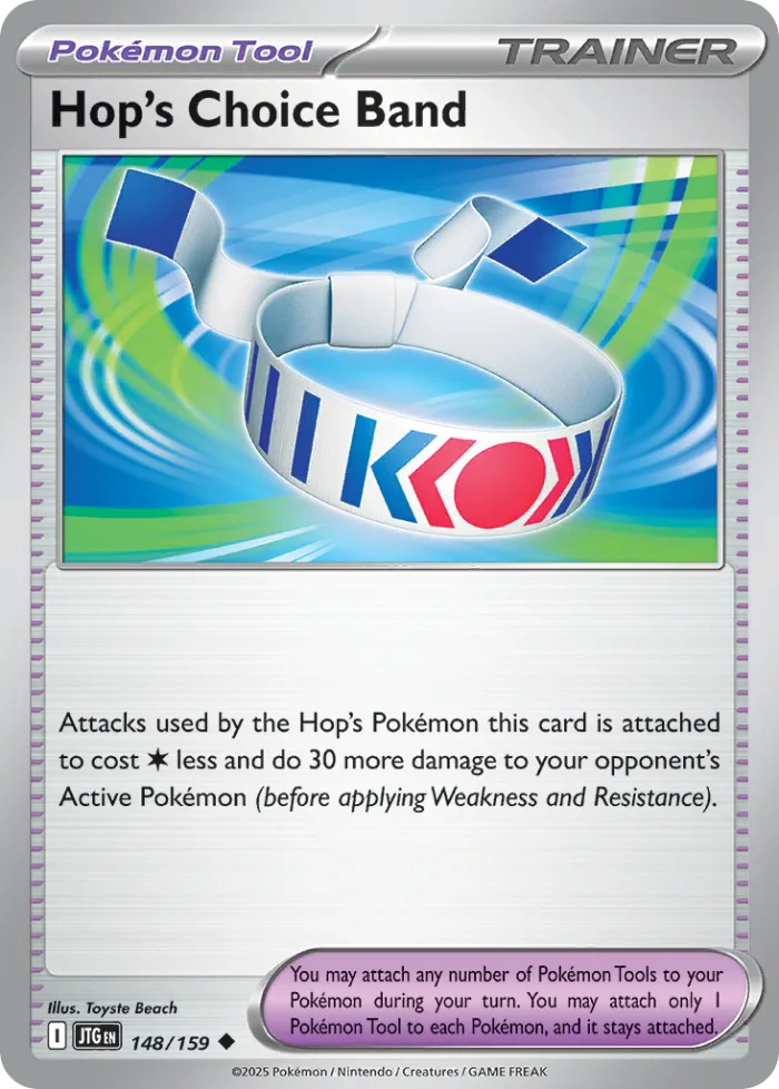 Hop's Choice Band #148 Journey Together Pokemon card