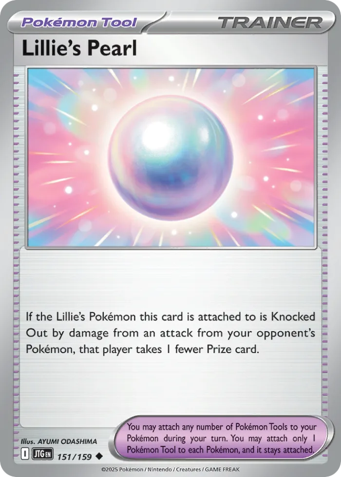 Lillie's Pearl #151 Journey Together Pokemon card
