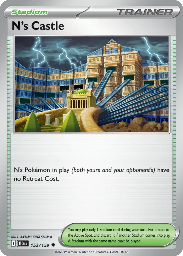 N's Castle #152 Journey Together Pokemon card