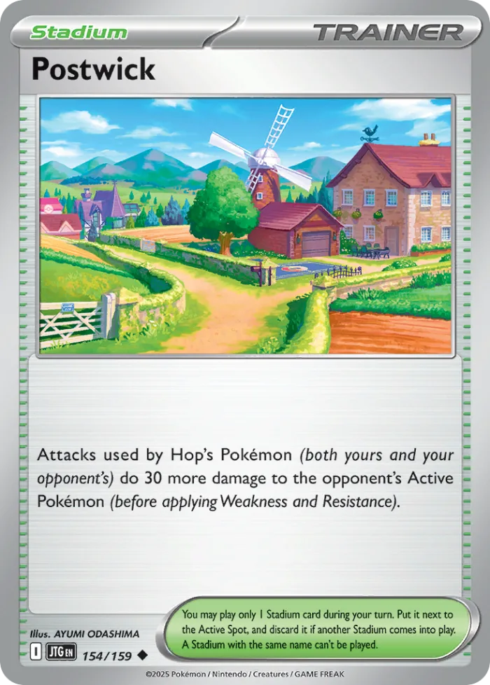Postwick #154 Journey Together Pokemon card