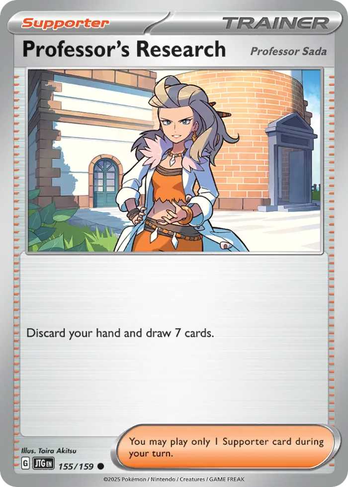 Professor's Research #155 Journey Together Pokemon card