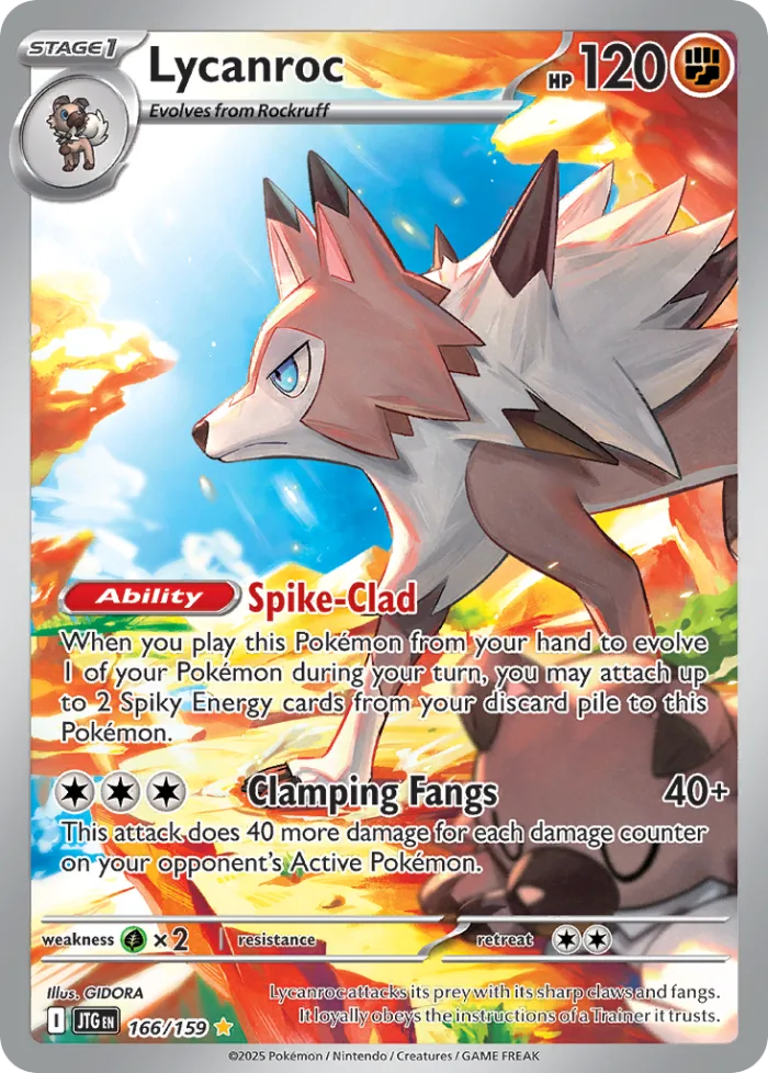 Lycanroc #166 Journey Together Pokemon card
