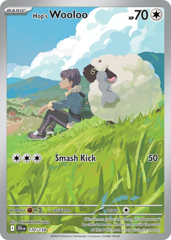 Hop's Wooloo #170 Journey Together Pokemon card