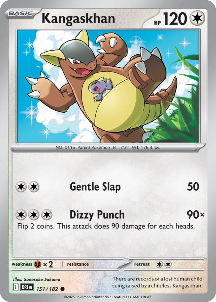 Kangaskhan #151 Destined Rivals Pokemon card