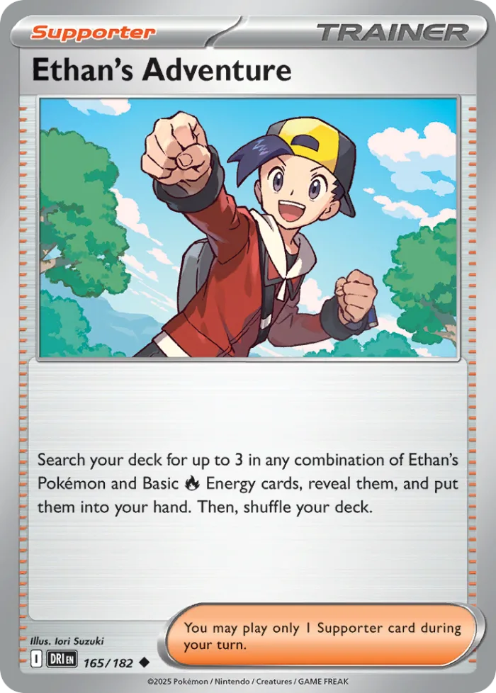 Ethan's Adventure #165 Destined Rivals Pokemon card