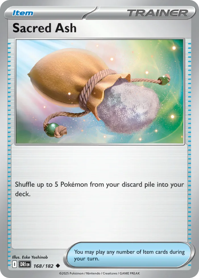 Sacred Ash #168 Destined Rivals Pokemon card