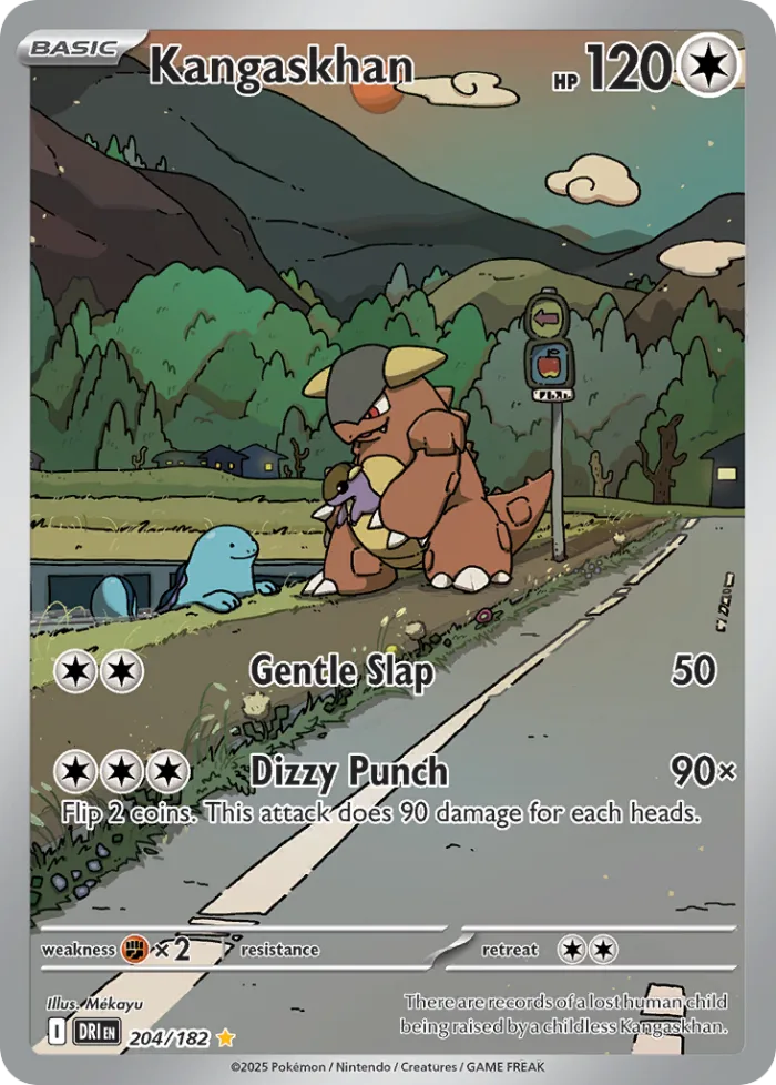 Kangaskhan #204 Destined Rivals Pokemon card