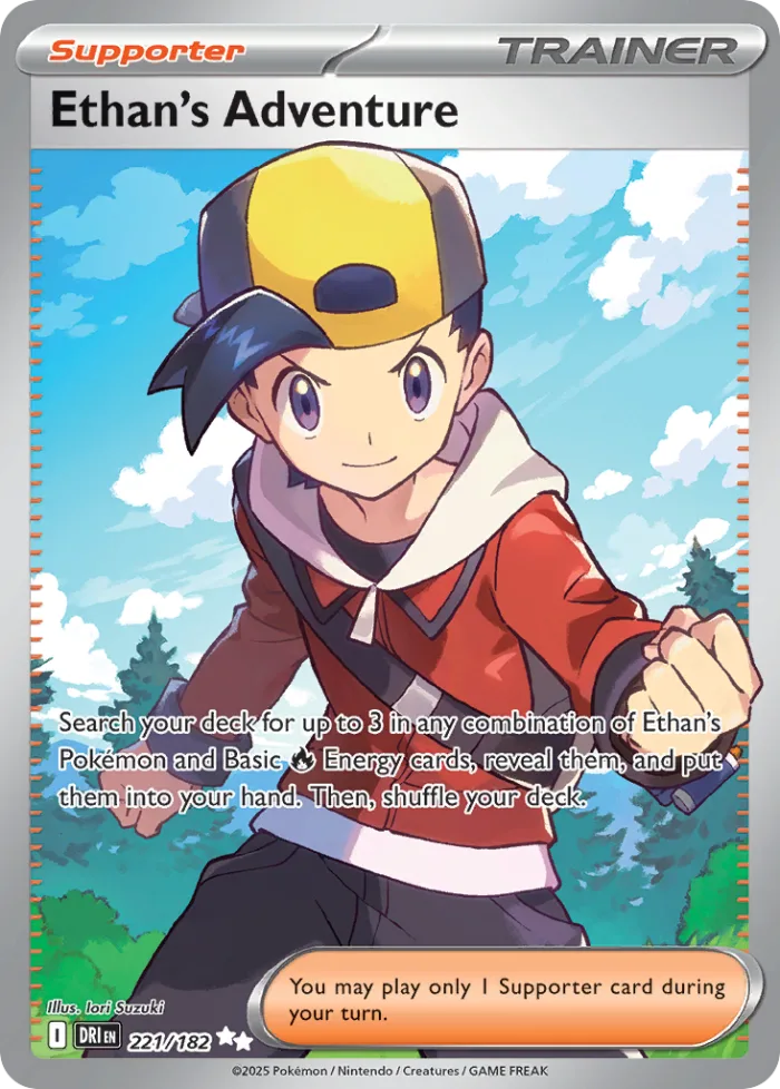 Ethan's Adventure #221 Destined Rivals Pokemon card