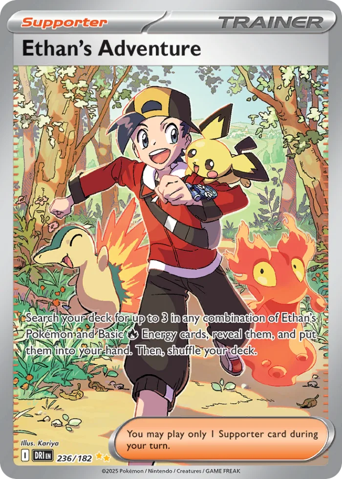Ethan's Adventure #236 Destined Rivals Pokemon card