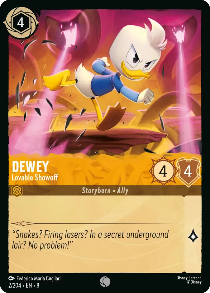 Dewey #2 Reign of Jafar Disney Lorcana card